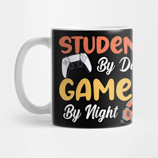 Student By Day Gamer By Night Funny Sayings Meme For Gamers Mug